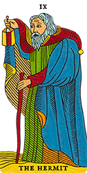 Marseilles Tarot - Major Arcana - The Hermit
