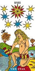 Marseilles Tarot - Major Arcana - The Star