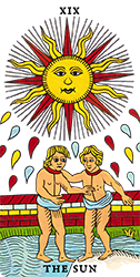 Marseilles Tarot - Major Arcana - The Sun