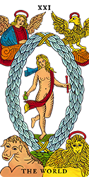 Marseilles Tarot - Major Arcana - The World
